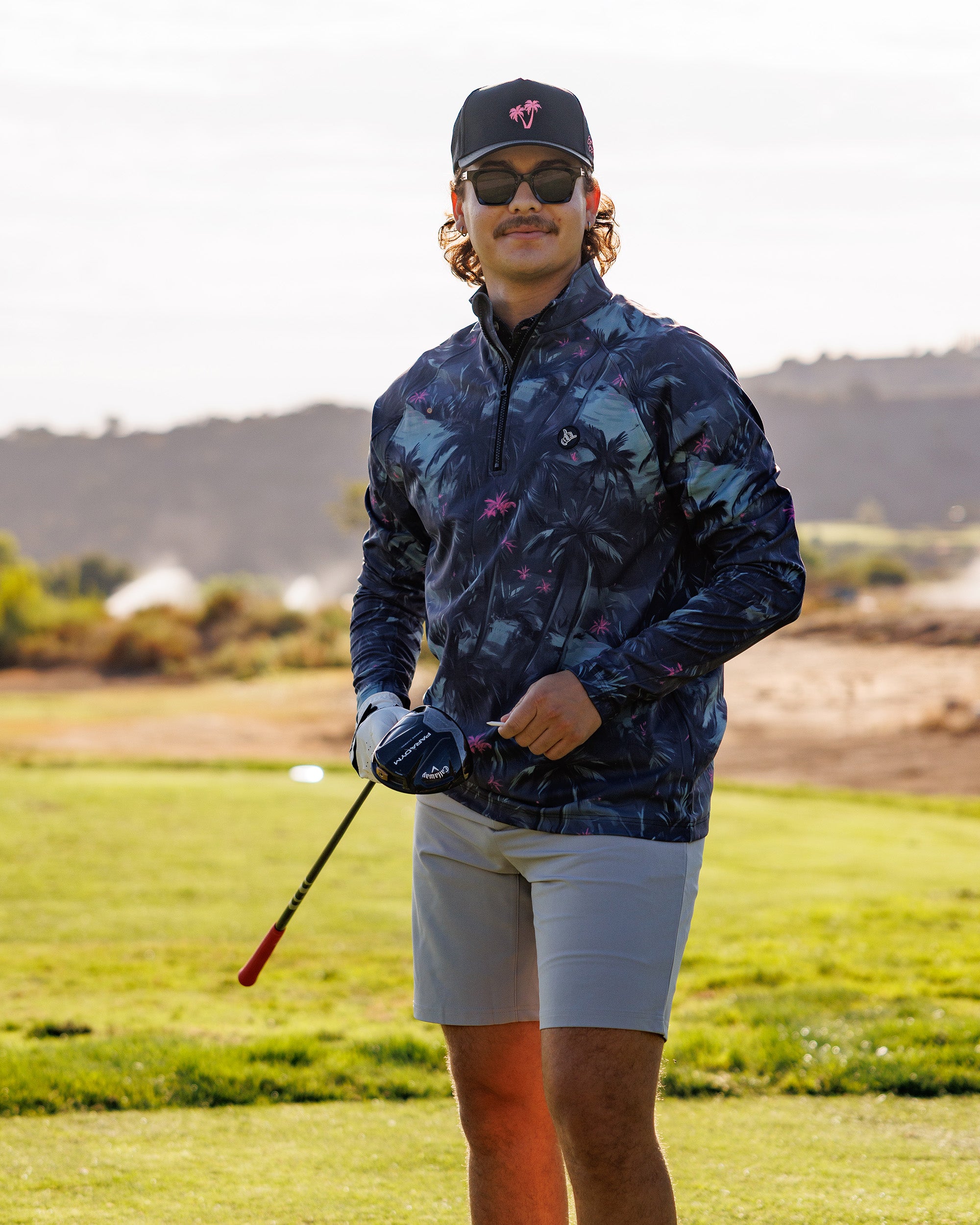 Men's Performance Q-Zip - Monsoon