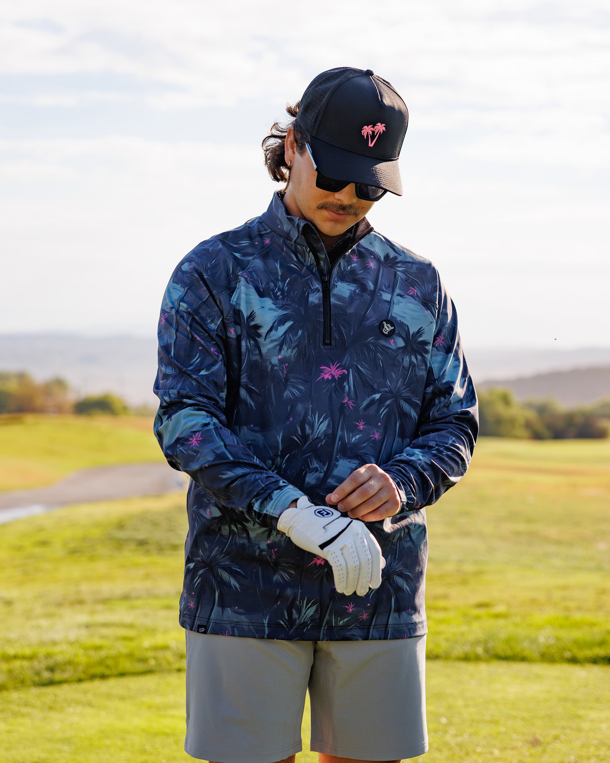 Men's Performance Q-Zip - Monsoon