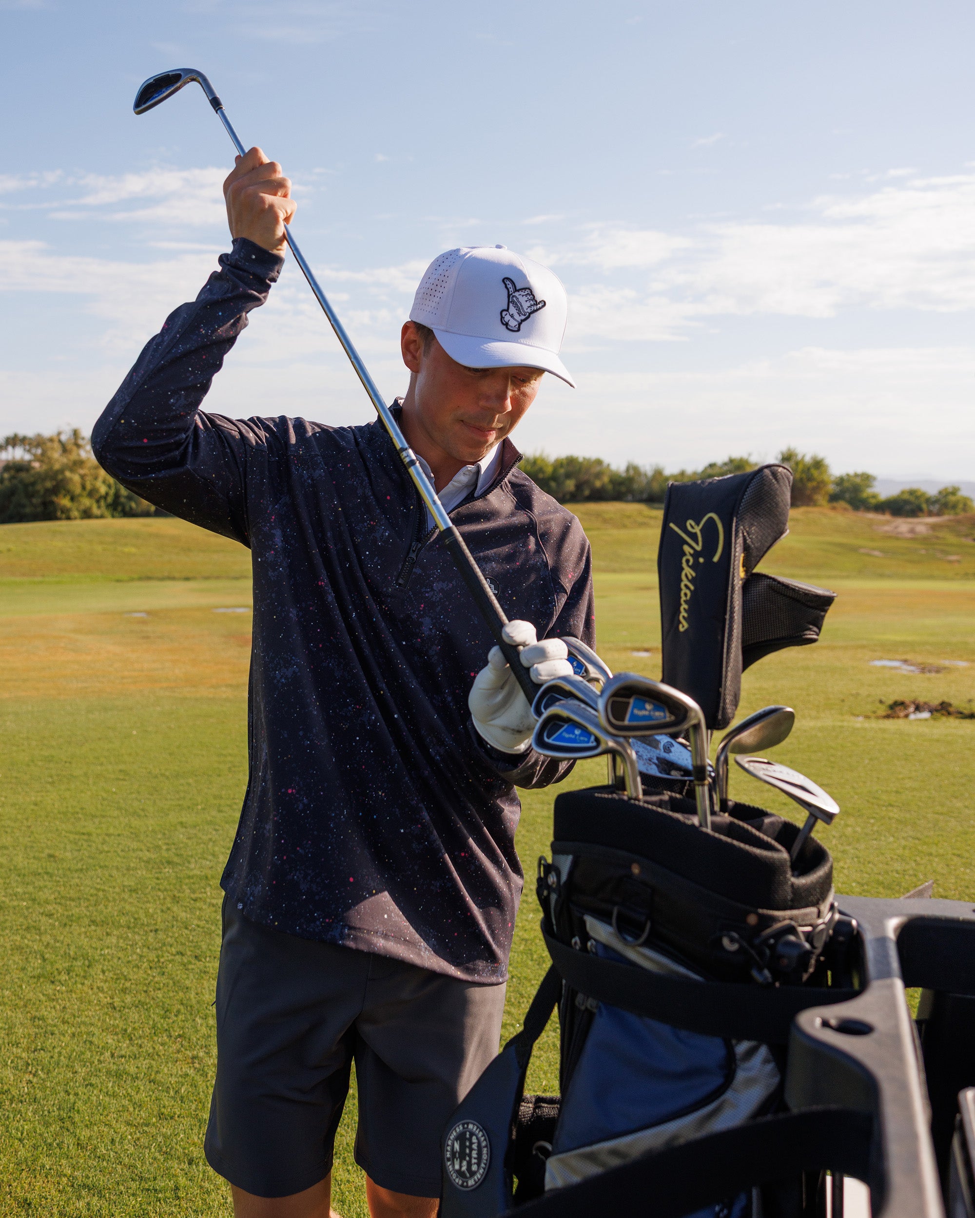 Men's Performance Q-Zip - Speck