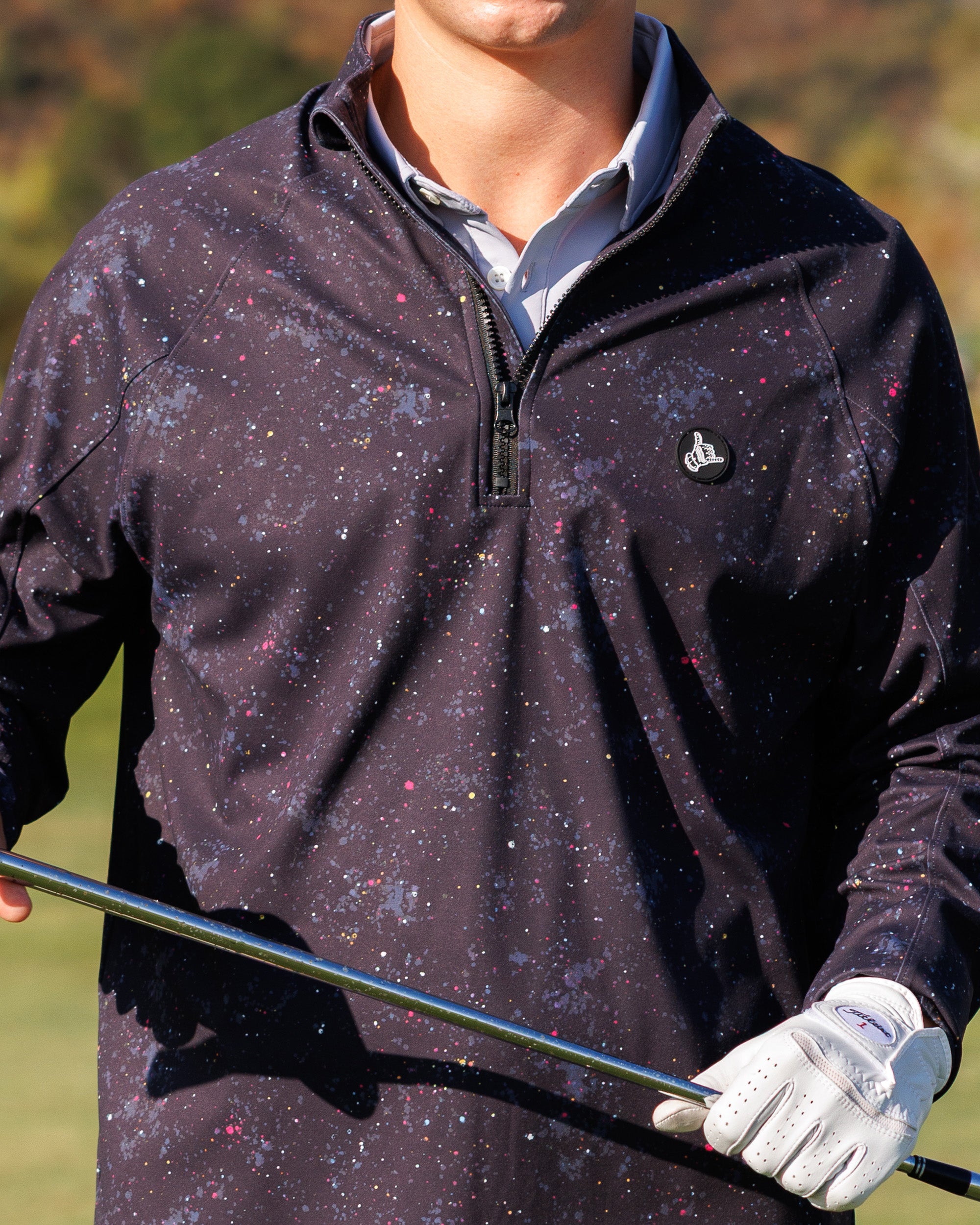 Men's Performance Q-Zip - Speck