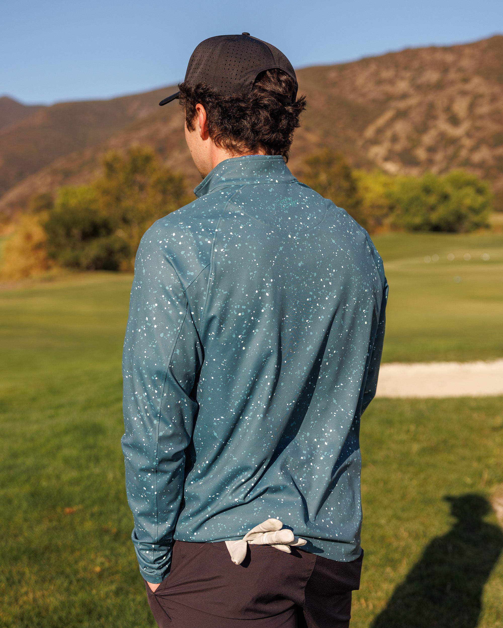 Men's Performance Q-Zip - Sequoia