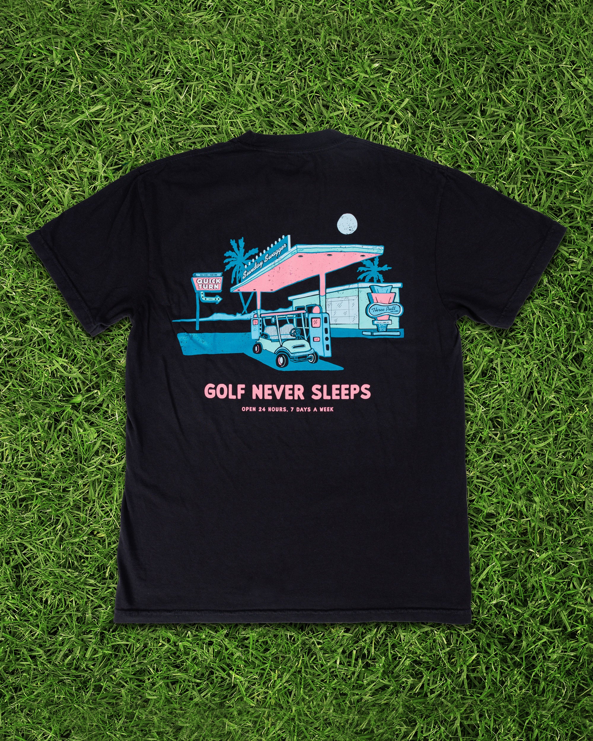 Golf Never Sleeps T-Shirt