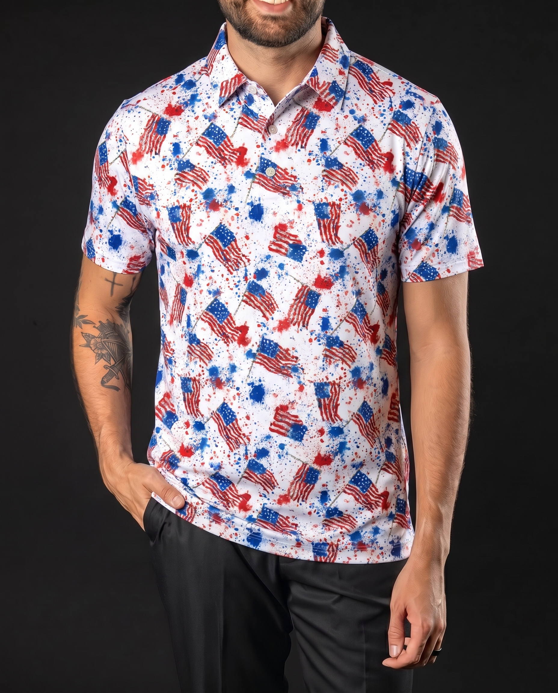 Spirit Of 76' | Sunday Swagger Golf Polo