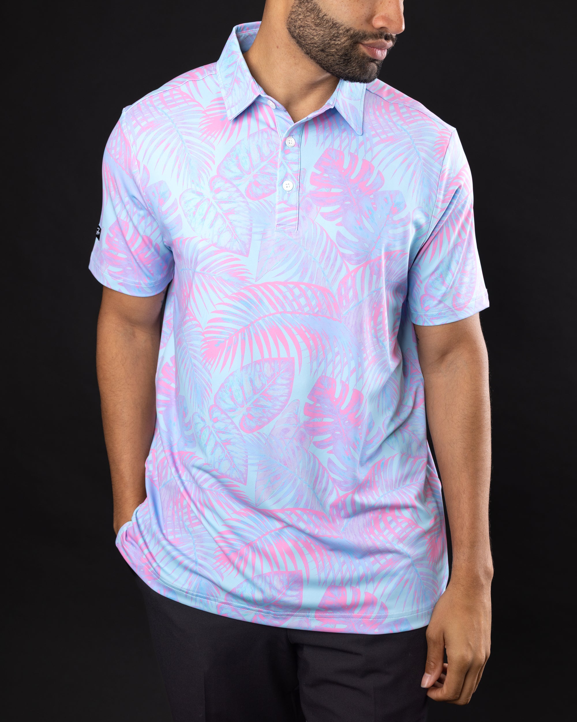 Fiji tropical vacation golf shirt