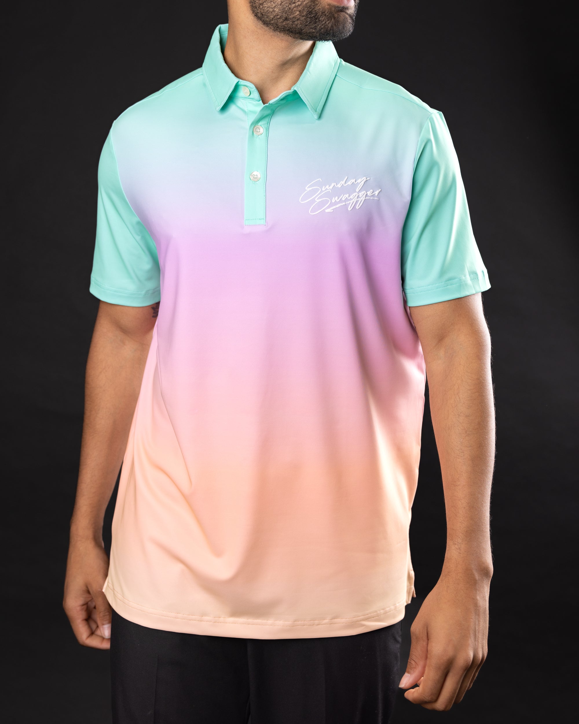 sunset golf polo