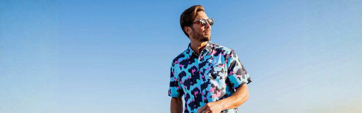 Men's Short-Sleeve Button-up Shirts | Sunday Swagger