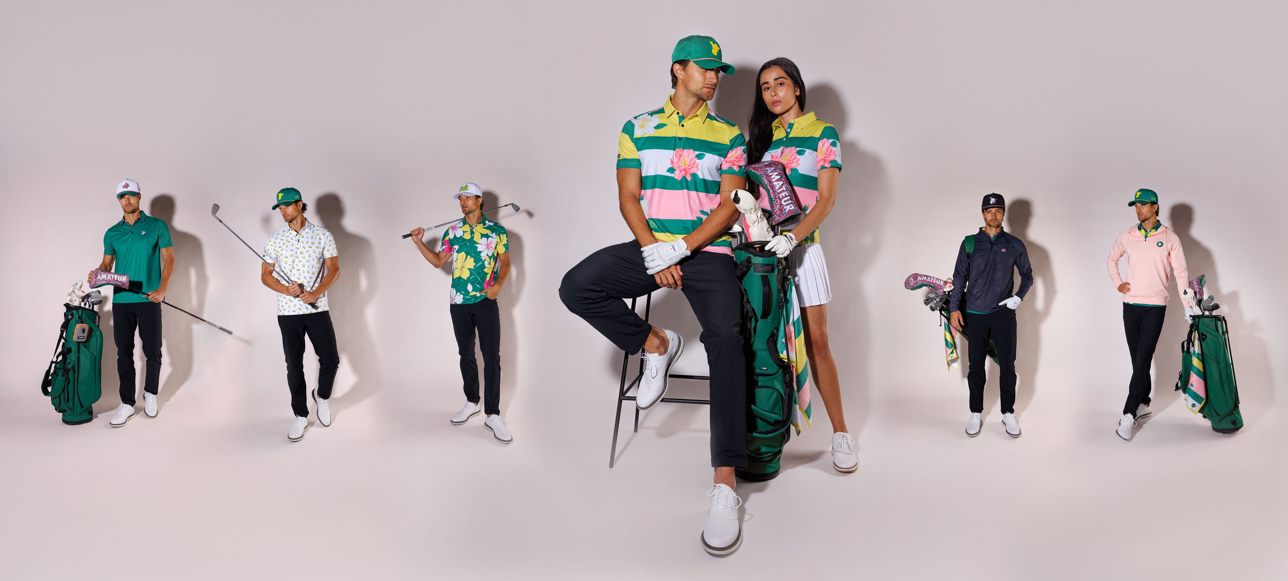 KANIの代名詞「セットアップ」をGOLFに GOLFセットアップ 【れんさん】HYPE -TURF PEET – CONCRETE- and メンズウェア