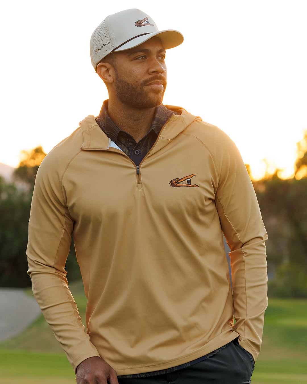 In Awhile, Crocodile | Guinness® Mens Performance Hoodie