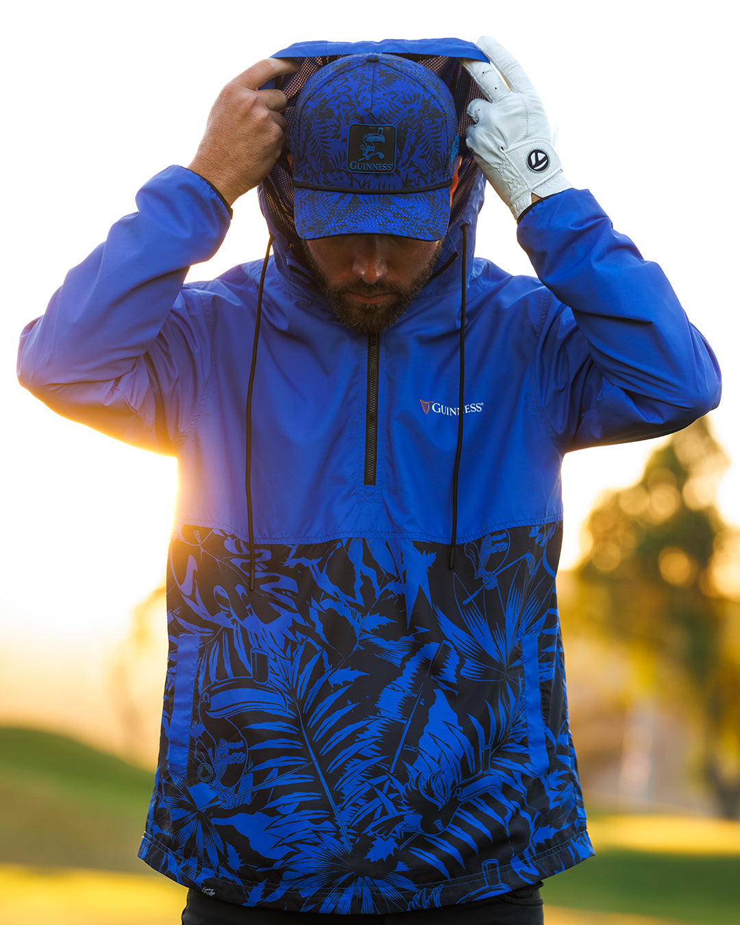 Midnight Bloom Jacket | Guinness® Men's Q-Zip Jacket