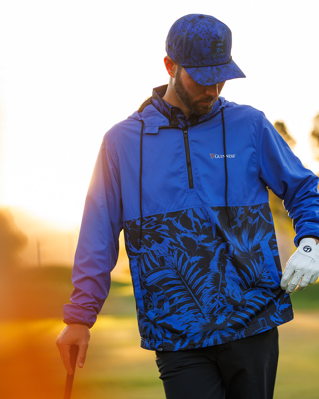 Midnight Bloom Jacket | Guinness® Men's Q-Zip Jacket