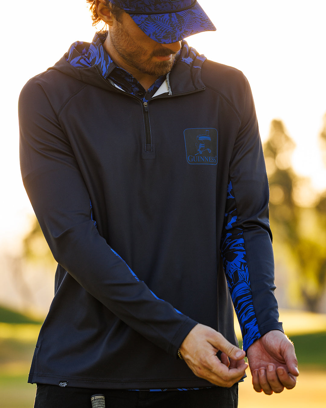 Midnight Bloom | Guinness® Mens Performance Hoodie
