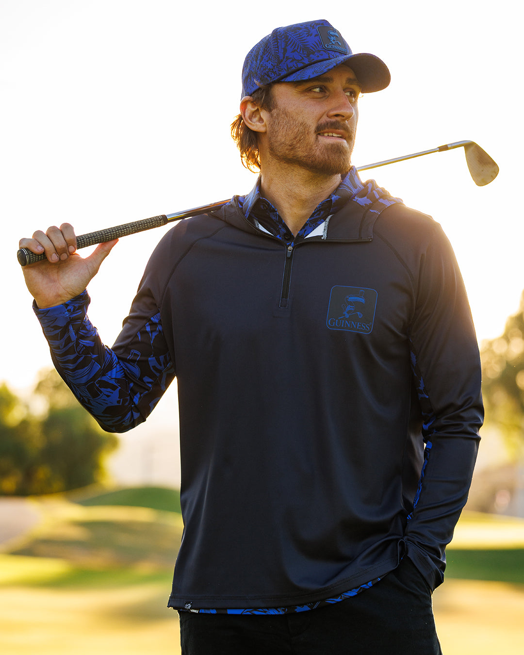 Midnight Bloom | Guinness® Mens Performance Hoodie