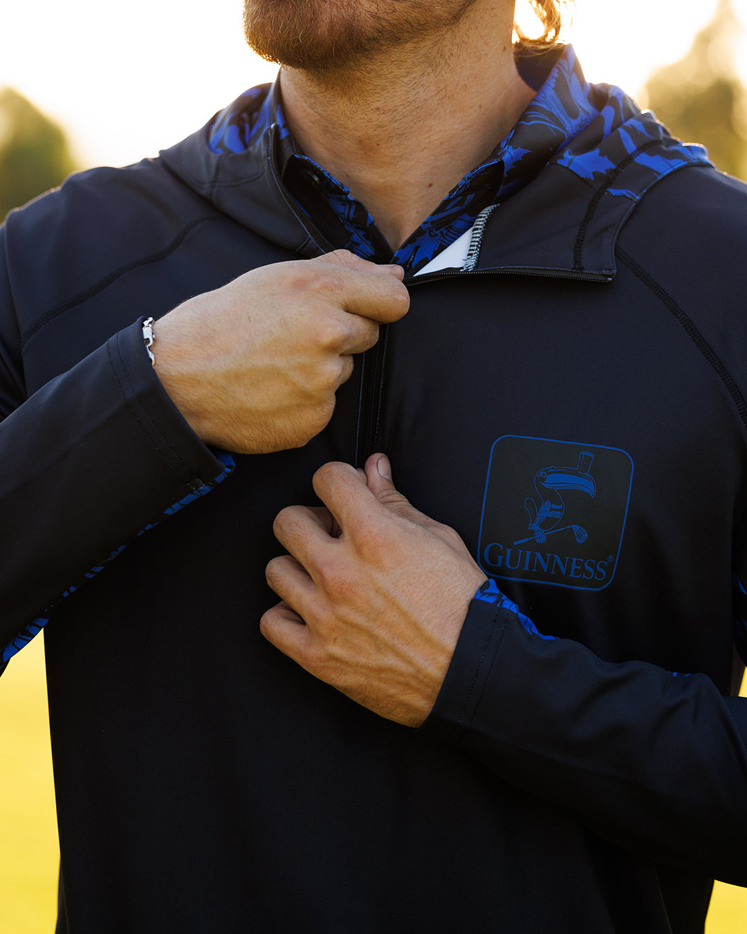 Midnight Bloom | Guinness® Mens Performance Hoodie