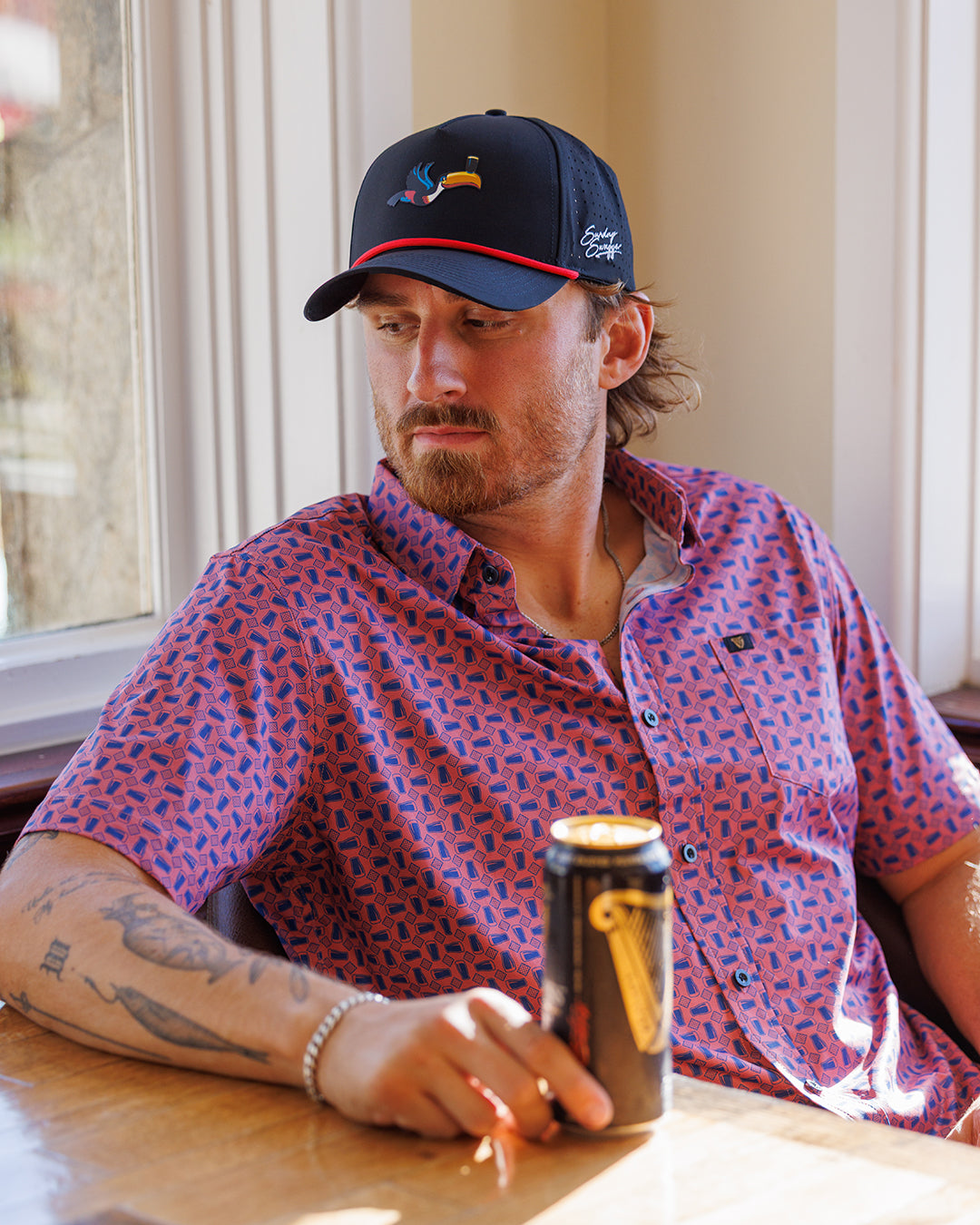 Guinness® Snapback Two Can Hat - Black