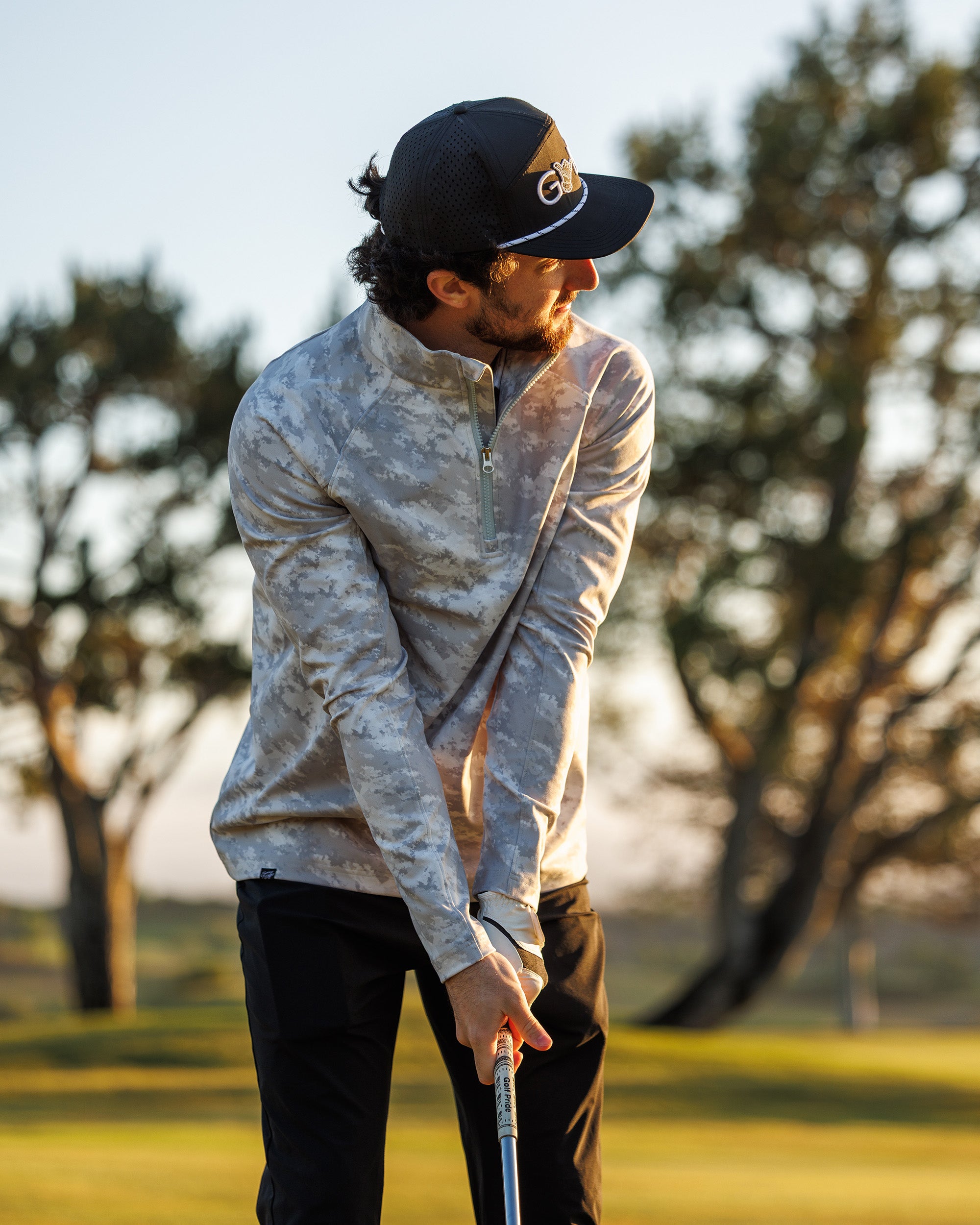 Men's Performance Q-Zip - Cloud Cover