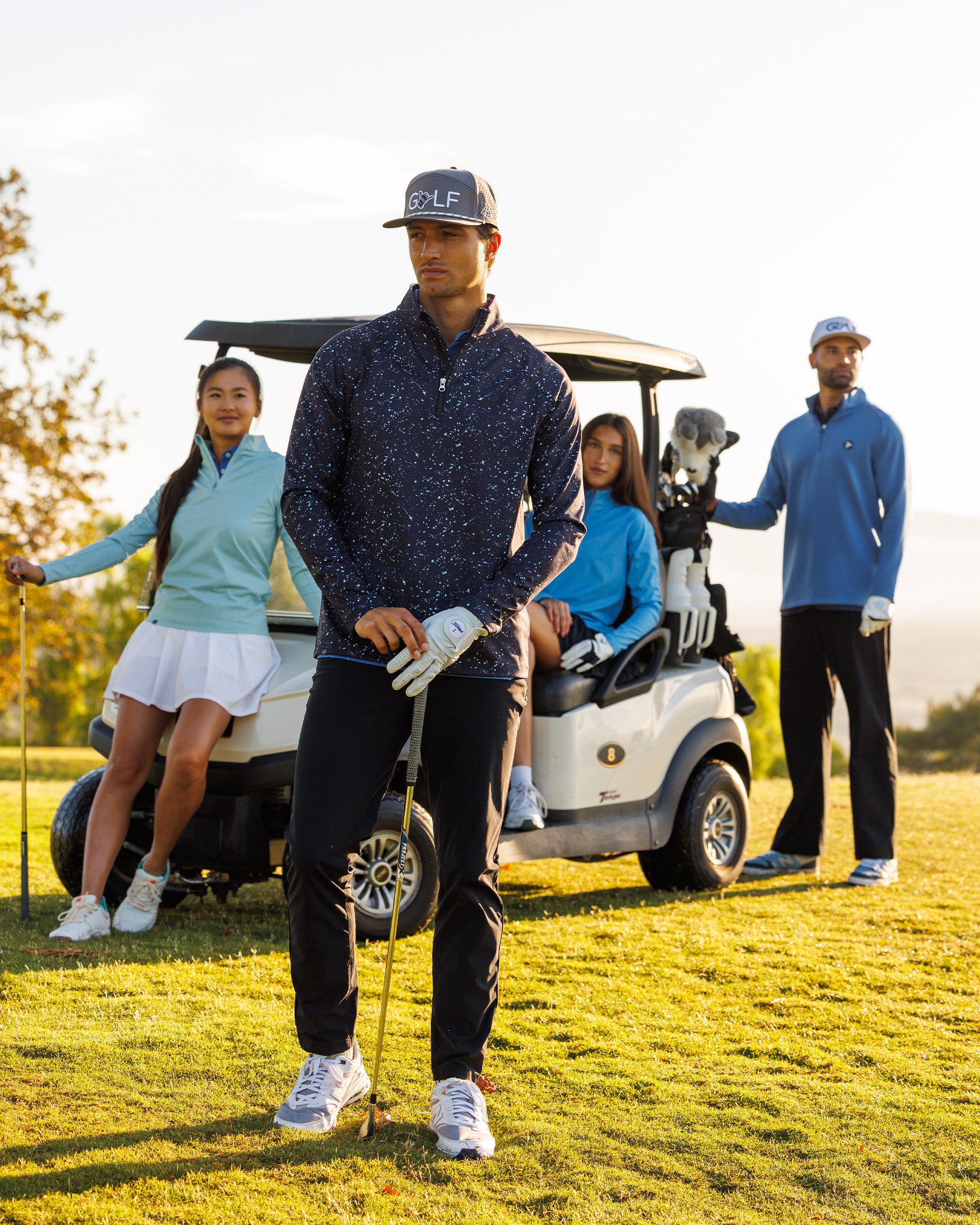 Men's Performance Q-Zip - Meteor