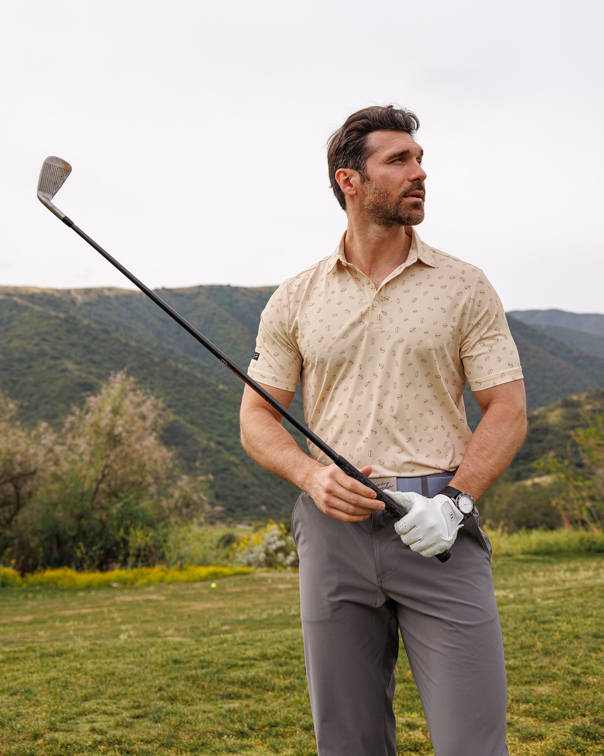 ChillTech Island Brew| Sunday Swagger Golf Polo
