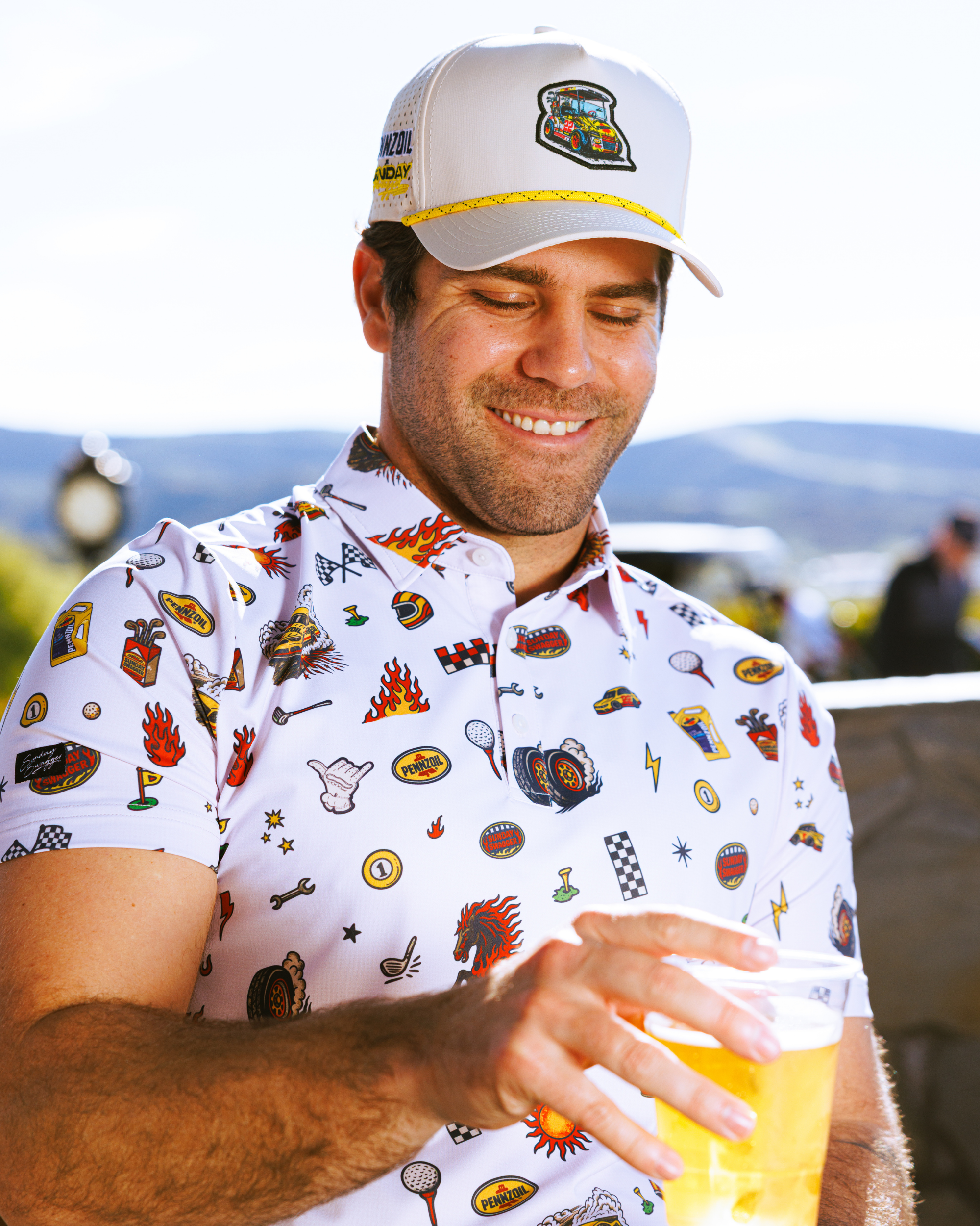 Pennzoil® Snapback Rope Hat - Pole Position