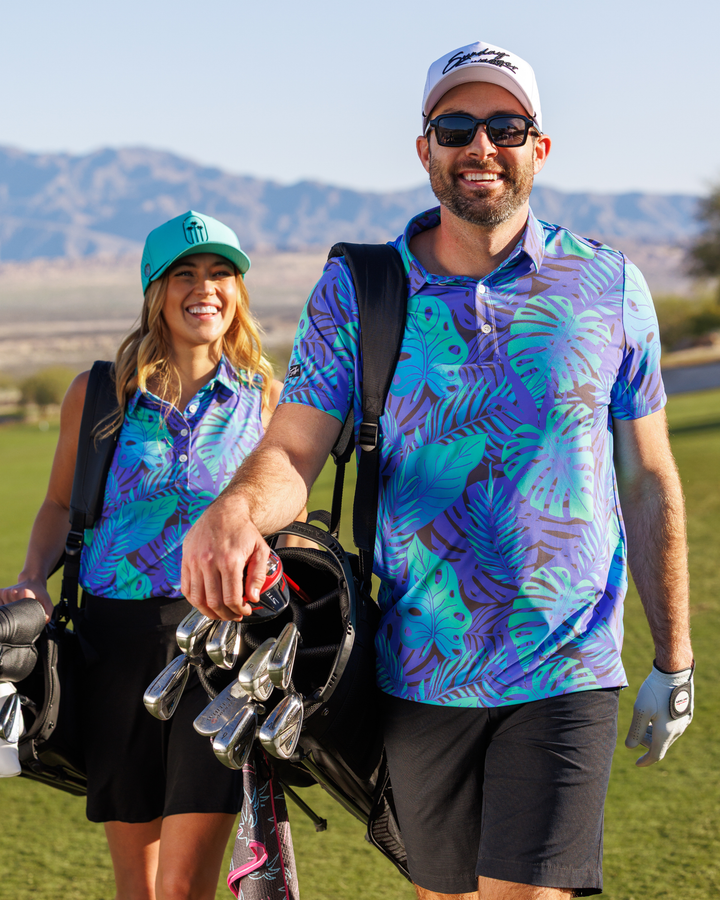 Fresh Fronds His & Hers Matching Polo Bundle
