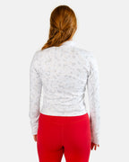 Alpine women's cropped golf Qzip jacket | Sunday Swagger