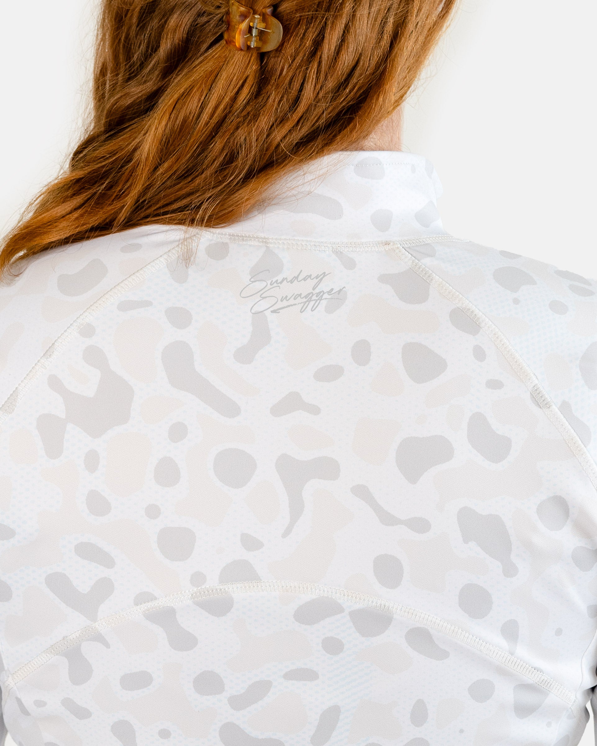 Alpine women's cropped golf Qzip jacket | Sunday Swagger