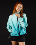 Glacier blue gradient women's jacket | Sunday Swagger