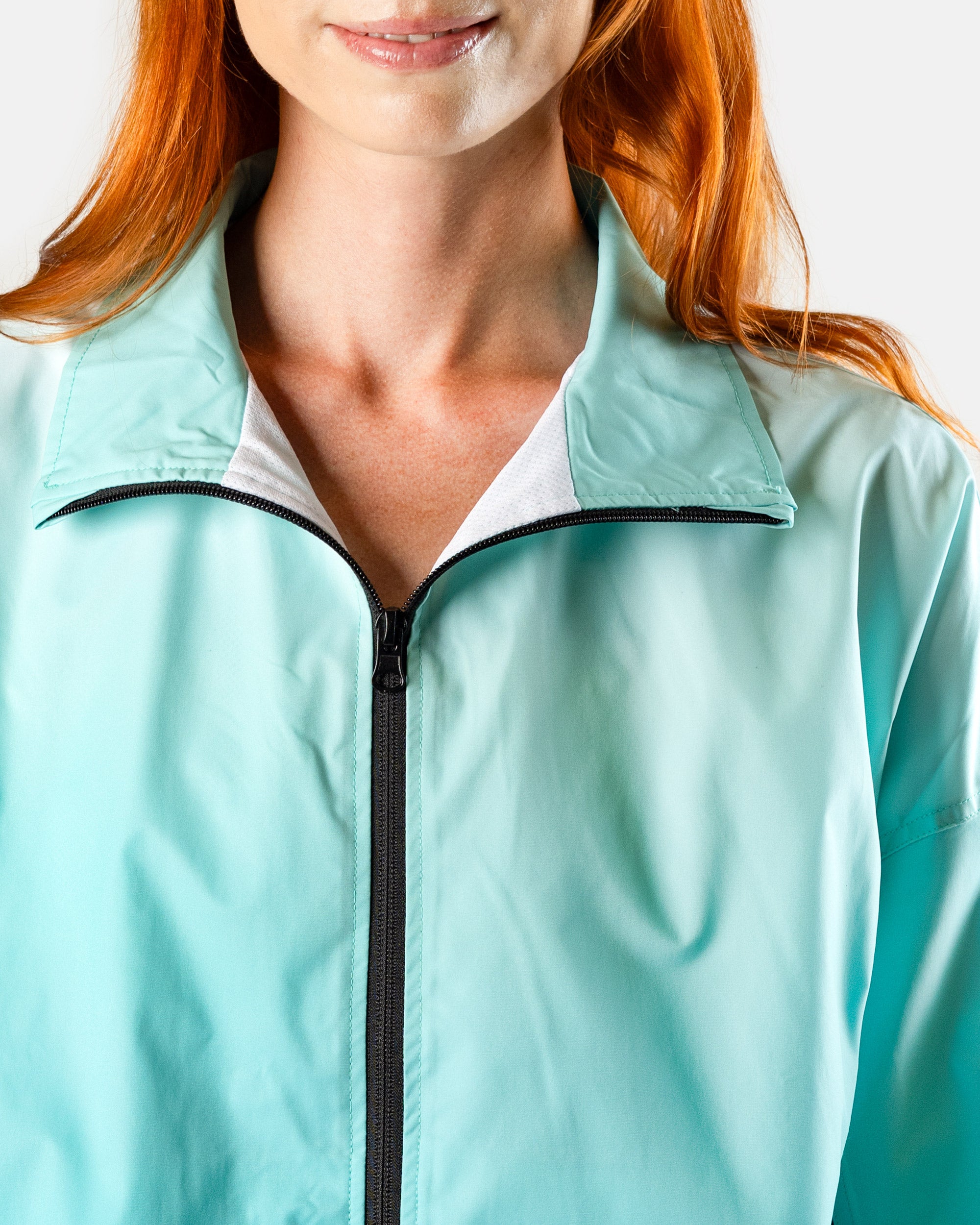 Glacier blue gradient women's jacket | Sunday Swagger