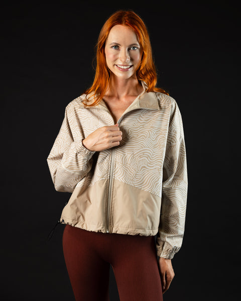 Latte Women's Cropped Jacket | Sunday Swagger