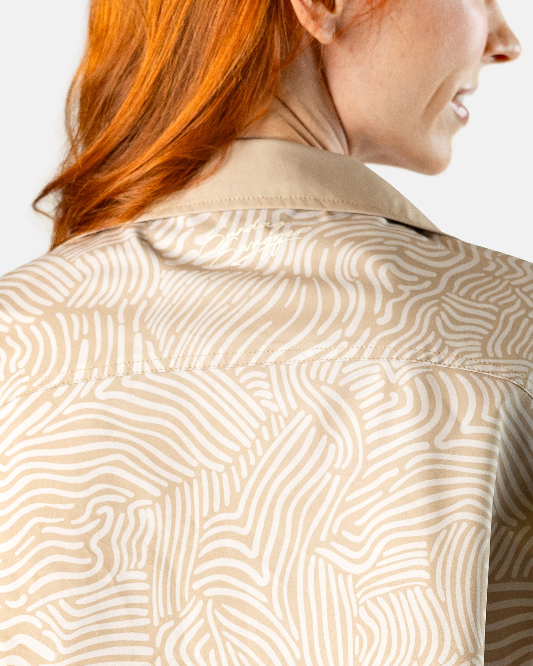 Latte Cream Women's zip Jacket | Sunday Swagger