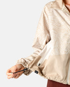 Latte Cream Women's zip Jacket | Sunday Swagger