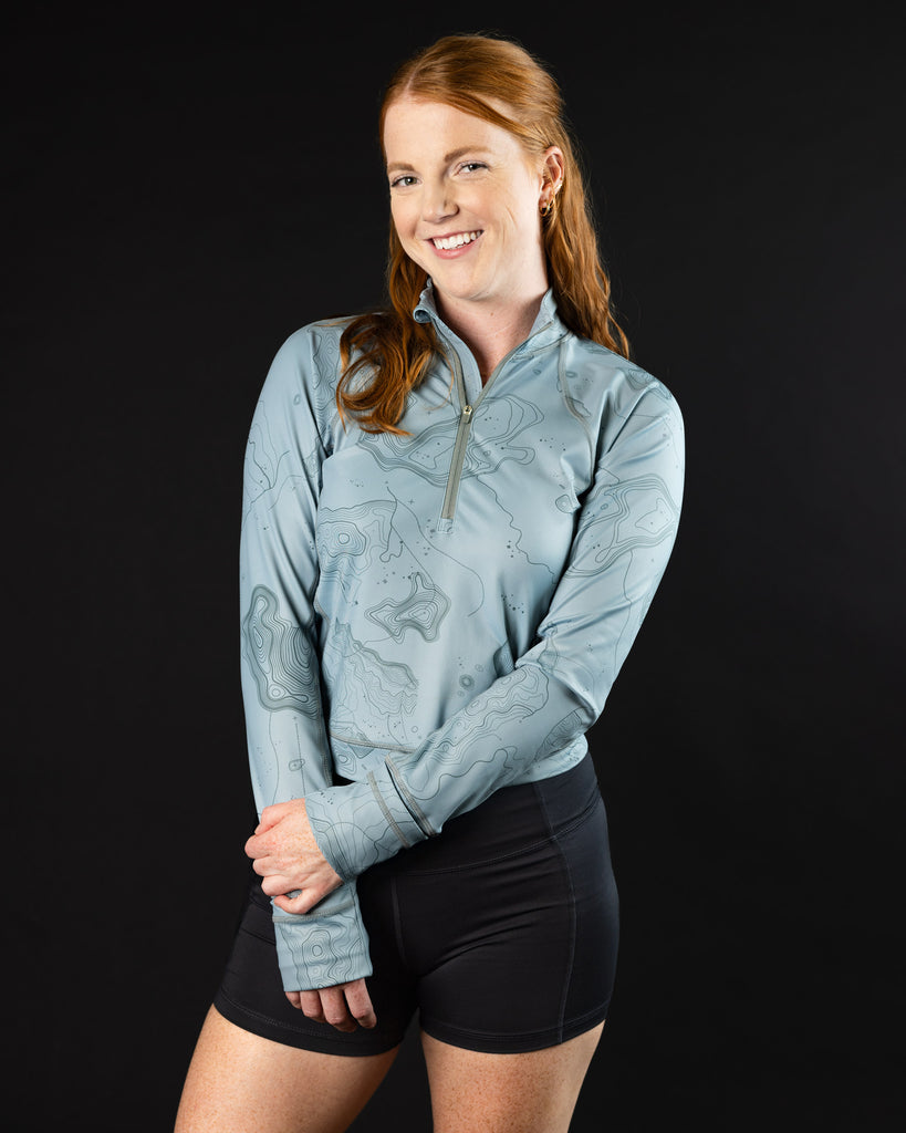 Trailblazer Women's Cropped Q-zip | Sunday Swagger