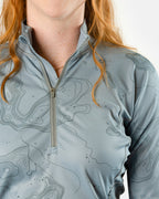 Trailblazer women's golf cropped Qzip | Sunday Swagger