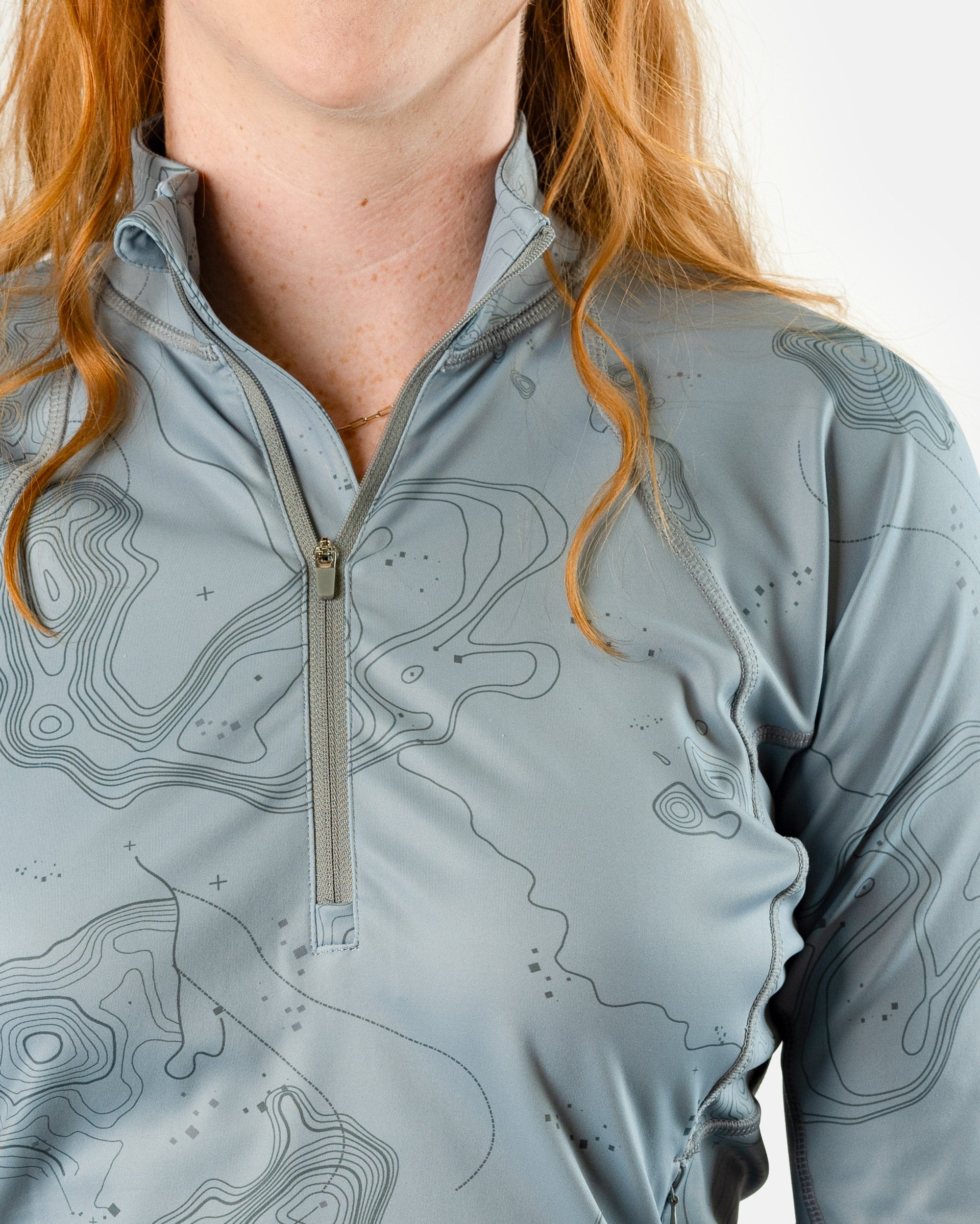 Trailblazer women's golf cropped Qzip | Sunday Swagger