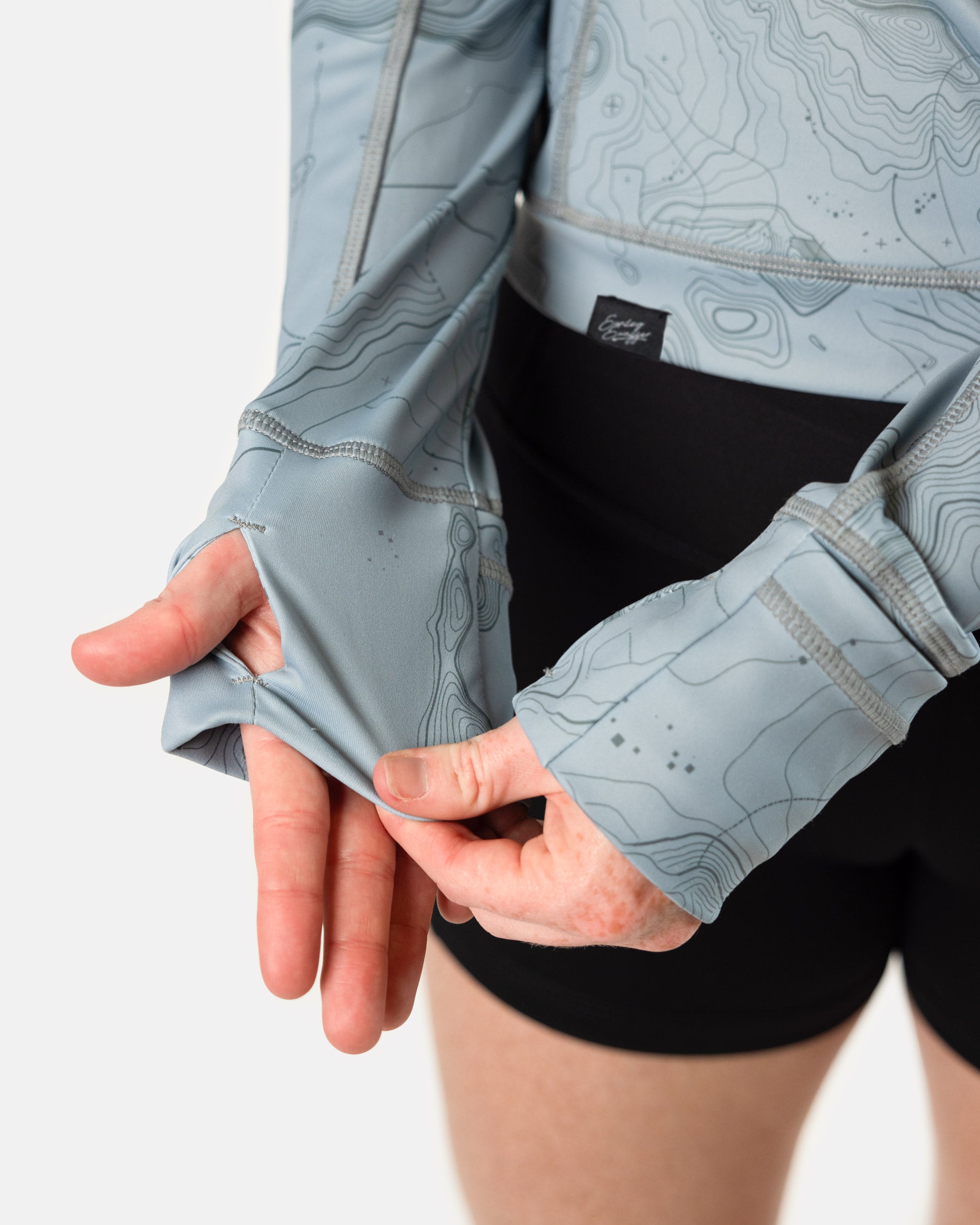 Trailblazer women's golf cropped Qzip | Sunday Swagger