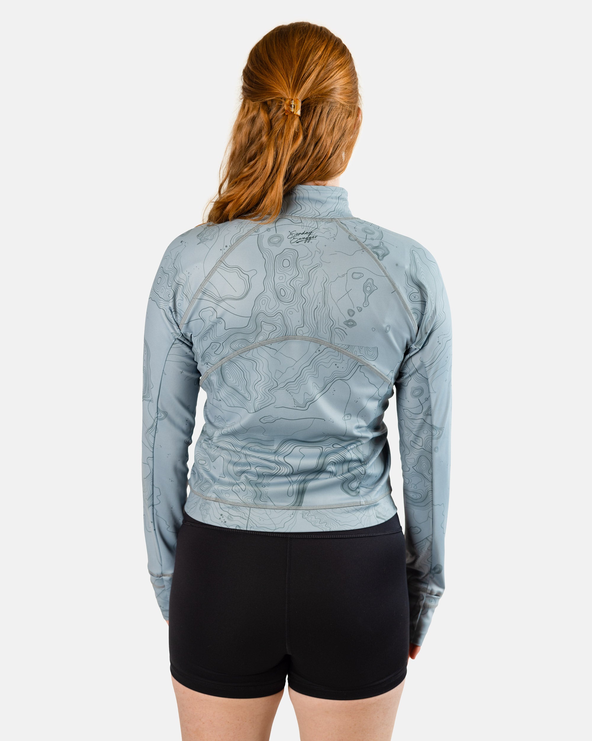 Trailblazer women's golf cropped Qzip | Sunday Swagger