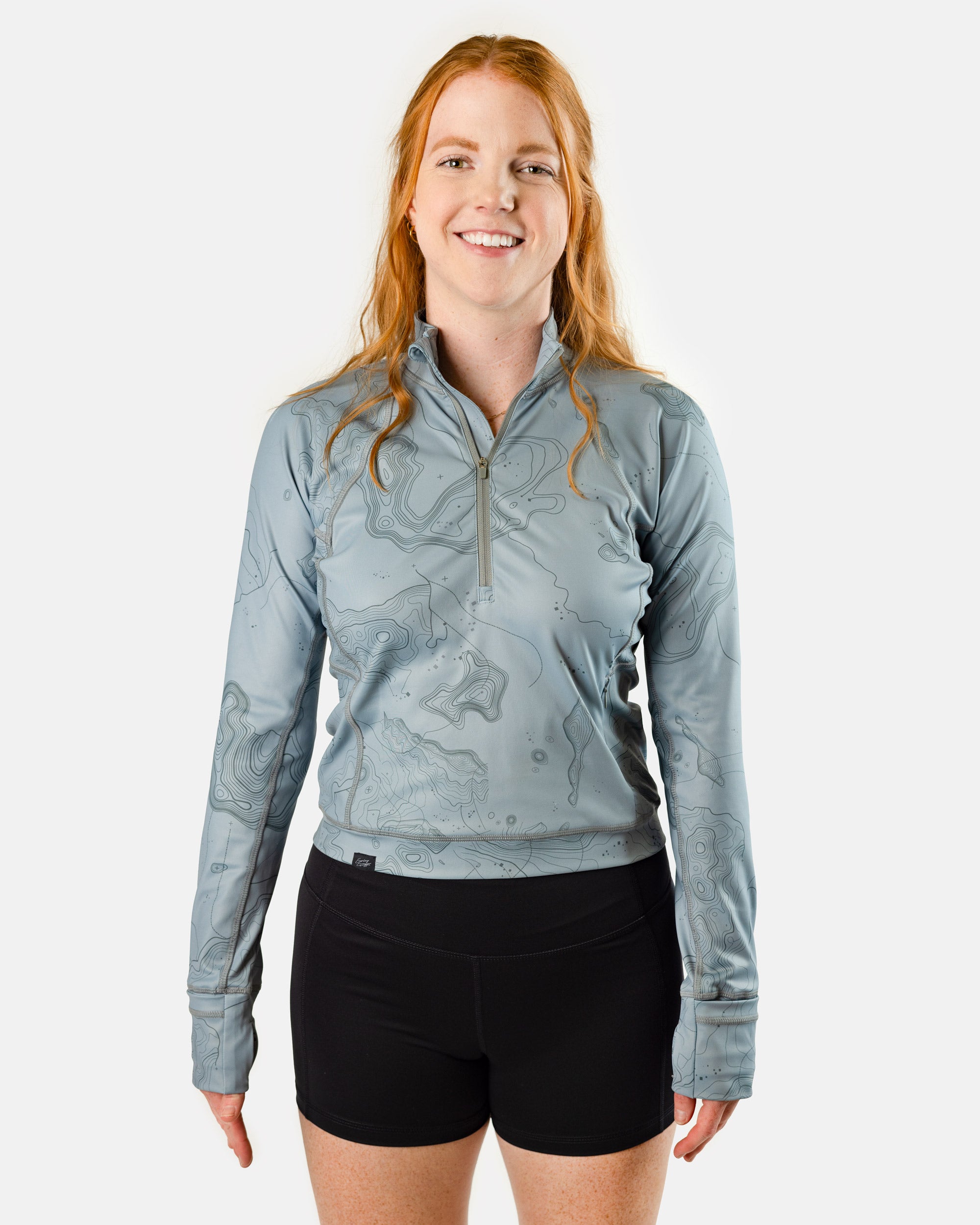 Trailblazer women's golf cropped Qzip | Sunday Swagger