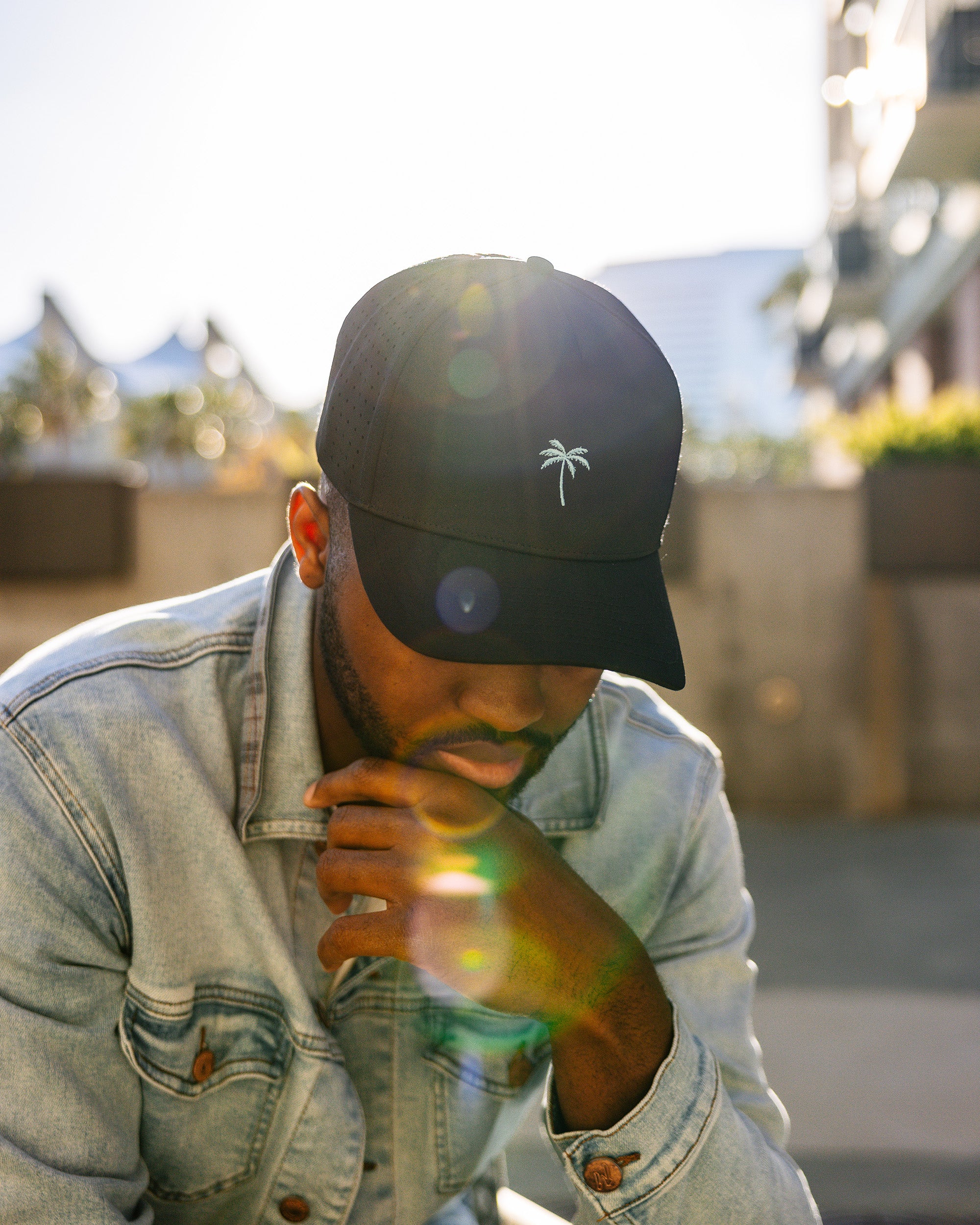 Palm Snapback - Black