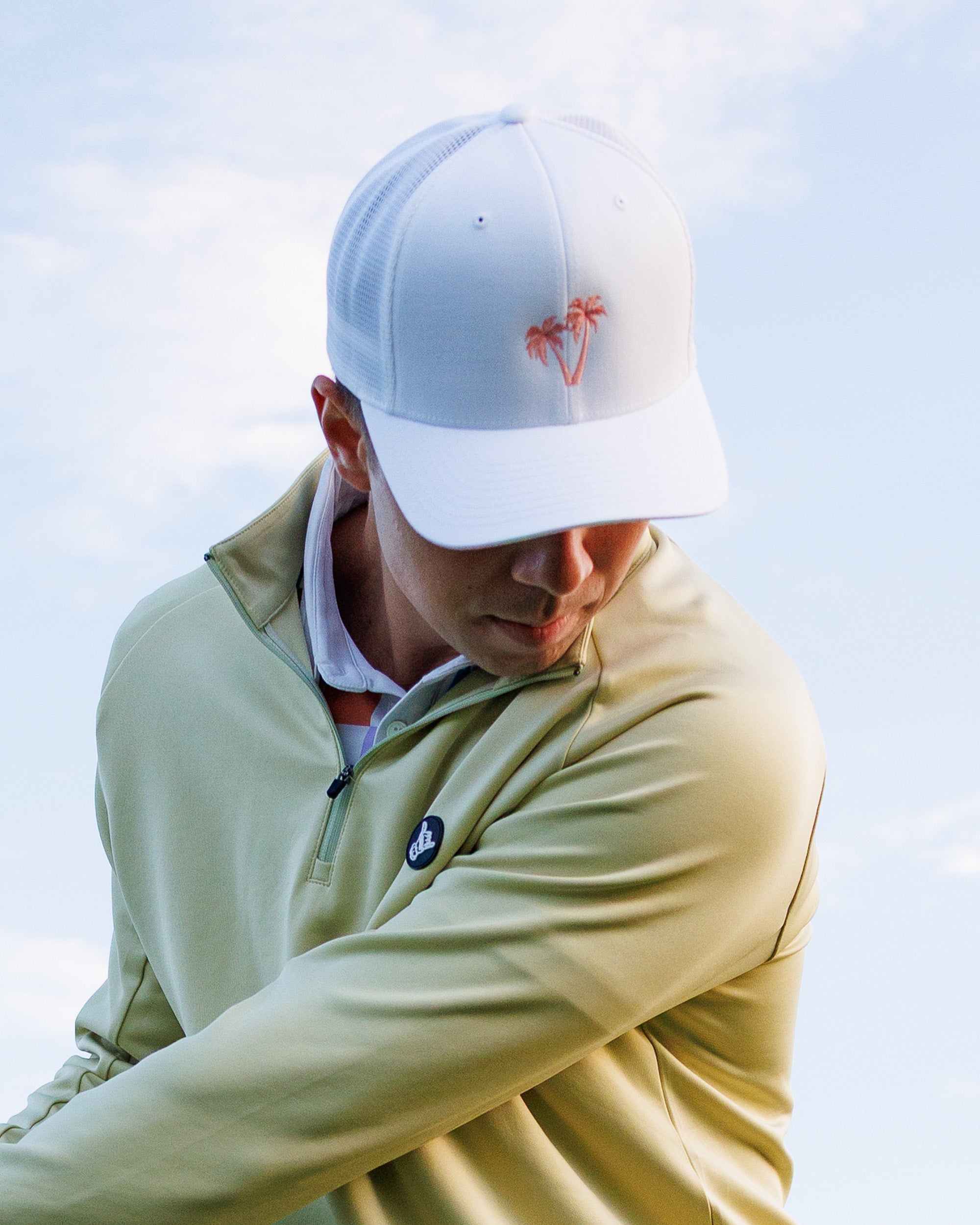 Palms Flexfit Snapback Hat - Sunglow