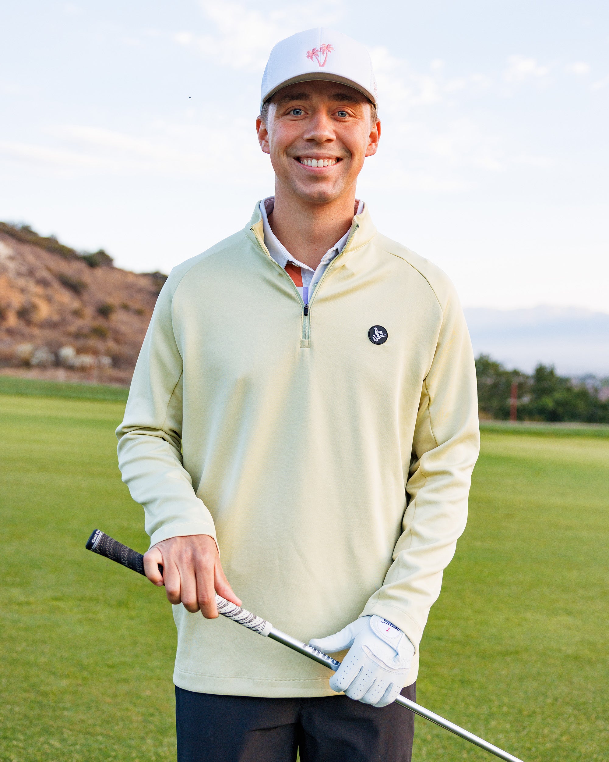 Men's Ultra Q-Zip - Pistachio