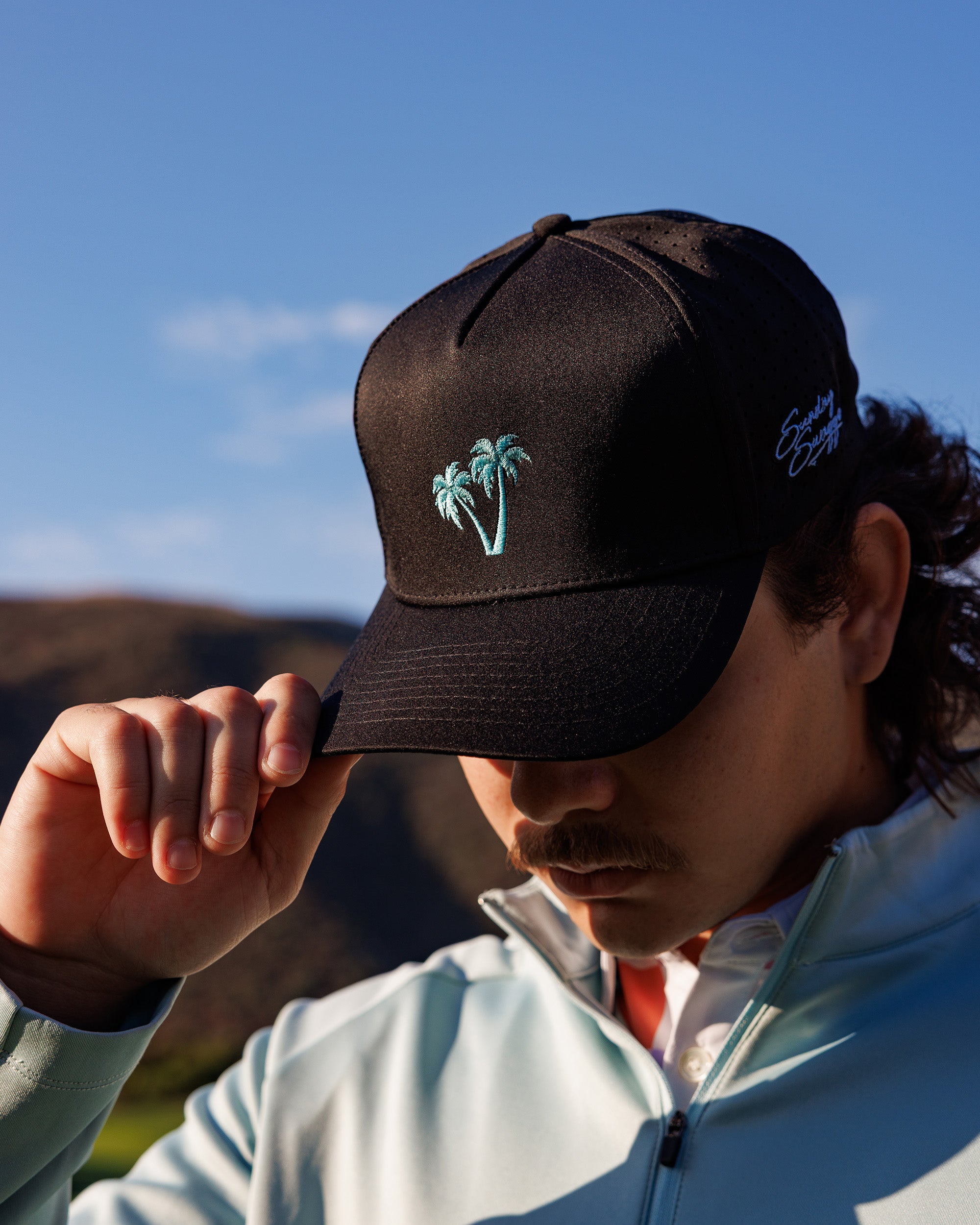 Palm Snapback - Black