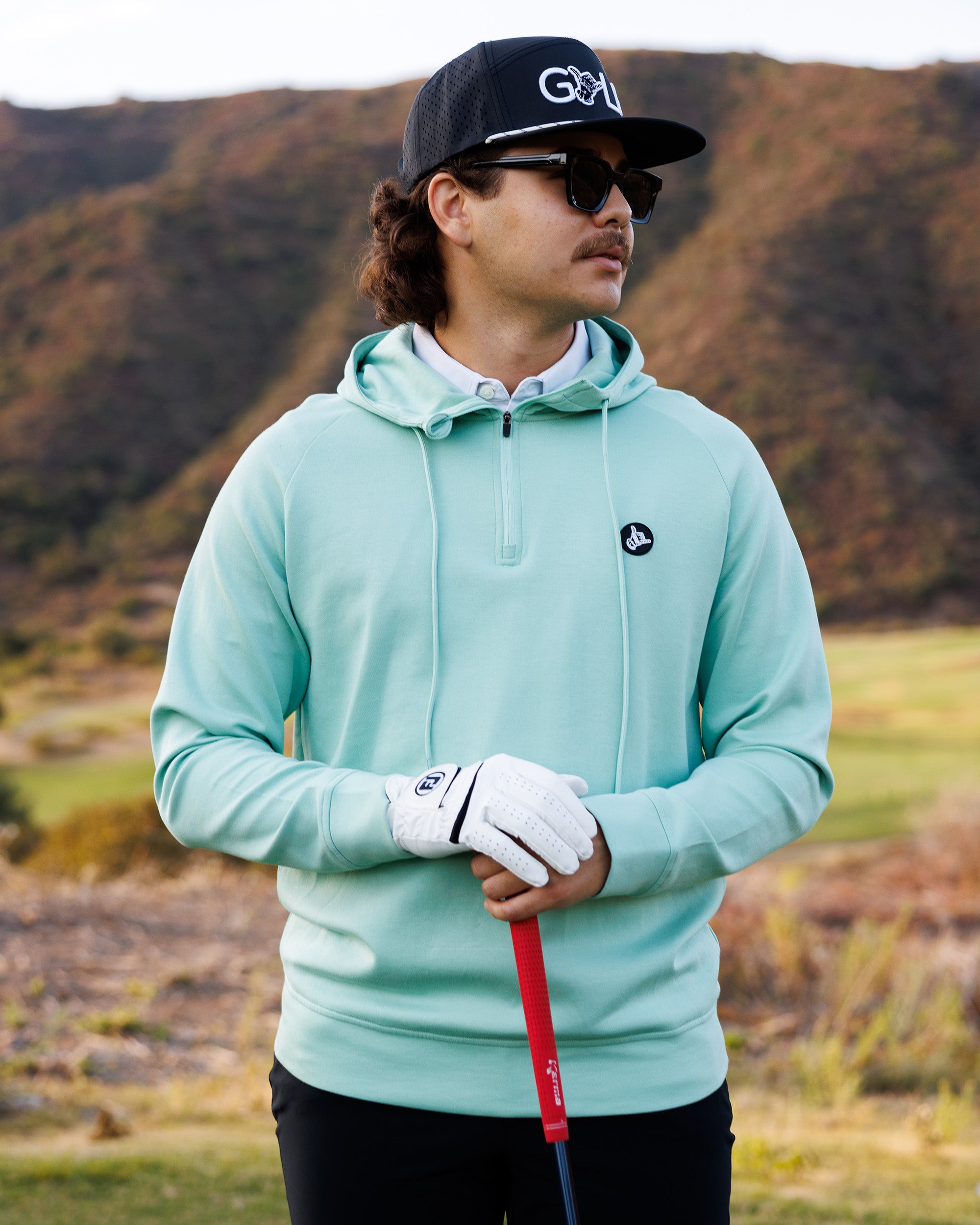 Men's Ultra Q-ZIp Hoodie - Marine
