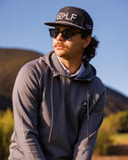 Men's Ultra Q-Zip Hoodie - Ash