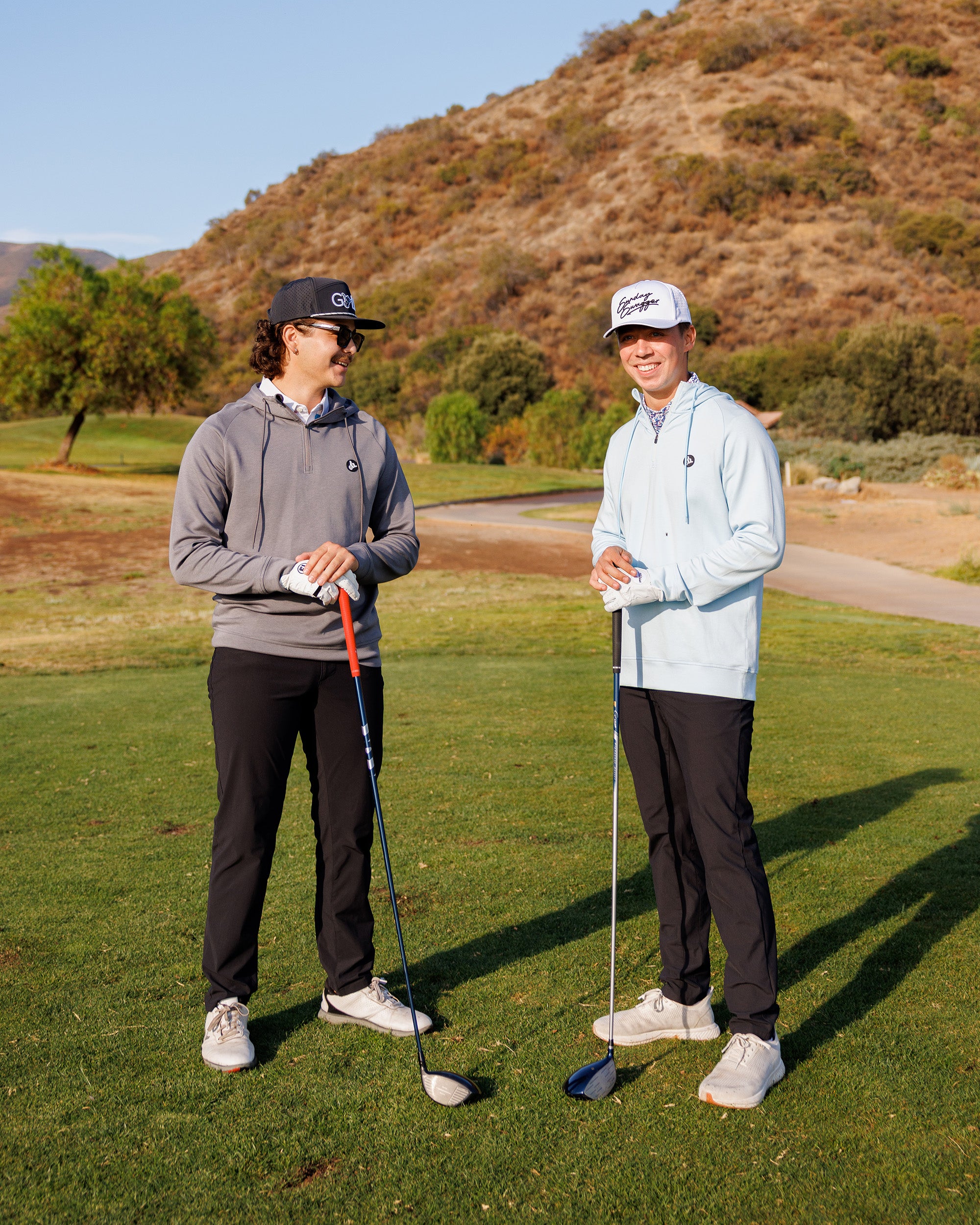 Men's Ultra Q-Zip Hoodie - Sky