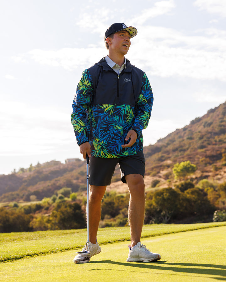 Men's Q-Zip Windbreaker Jacket - Bahama Breeze
