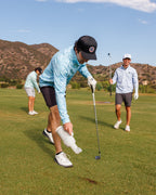 Men's Performance Q-Zip - Morning Dew