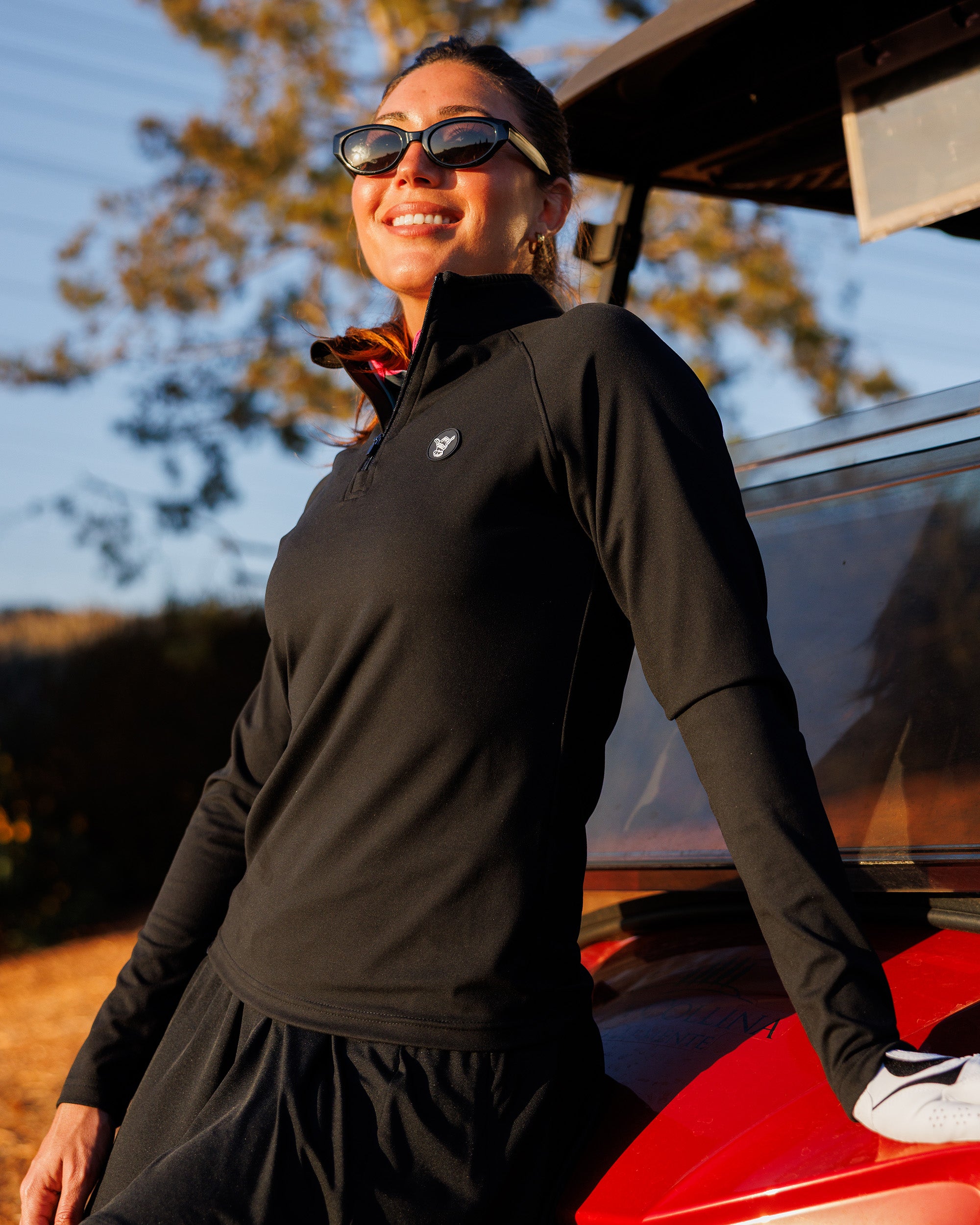 Women's Performance Q-Zip - Blackout