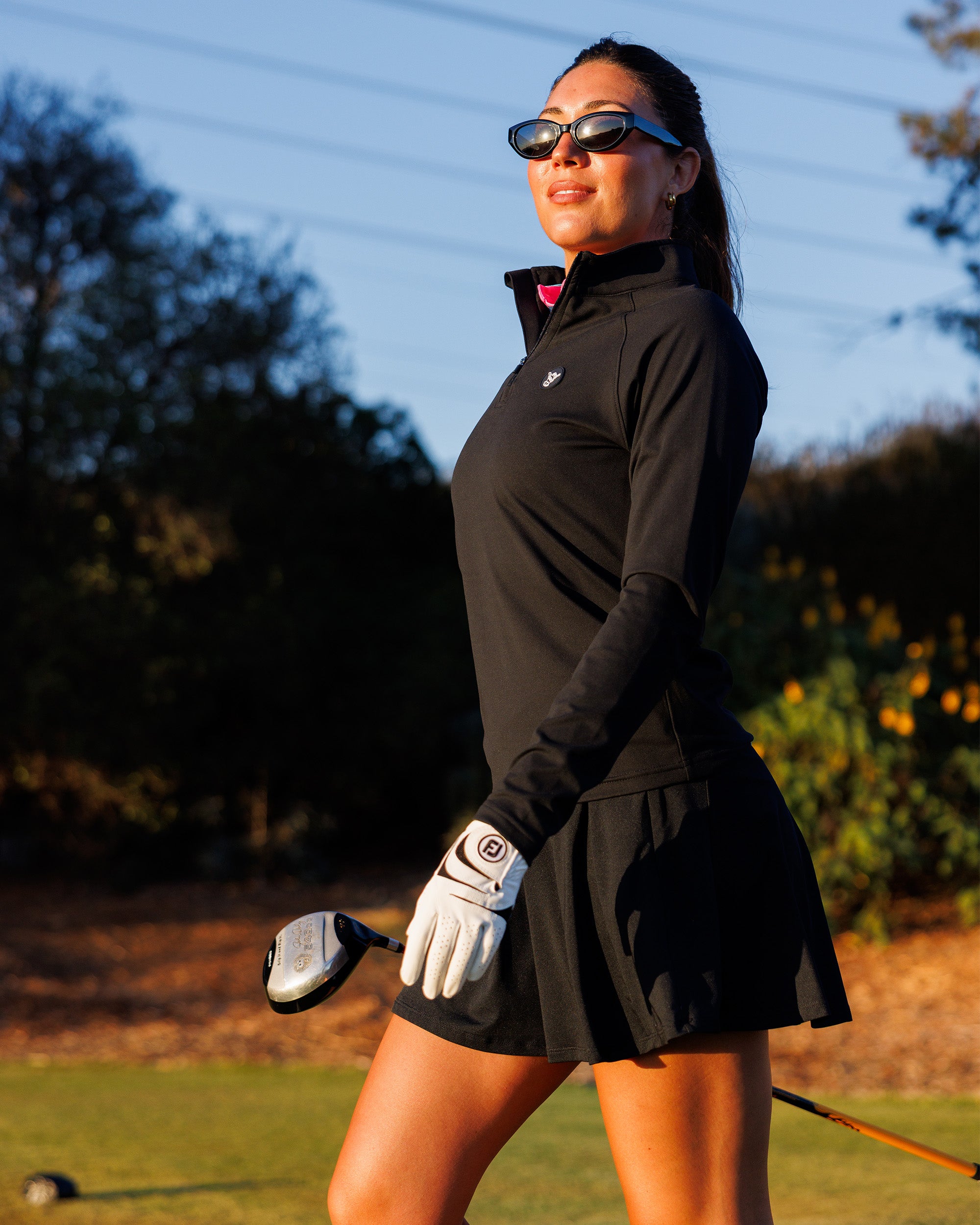 Women's Performance Q-Zip - Blackout