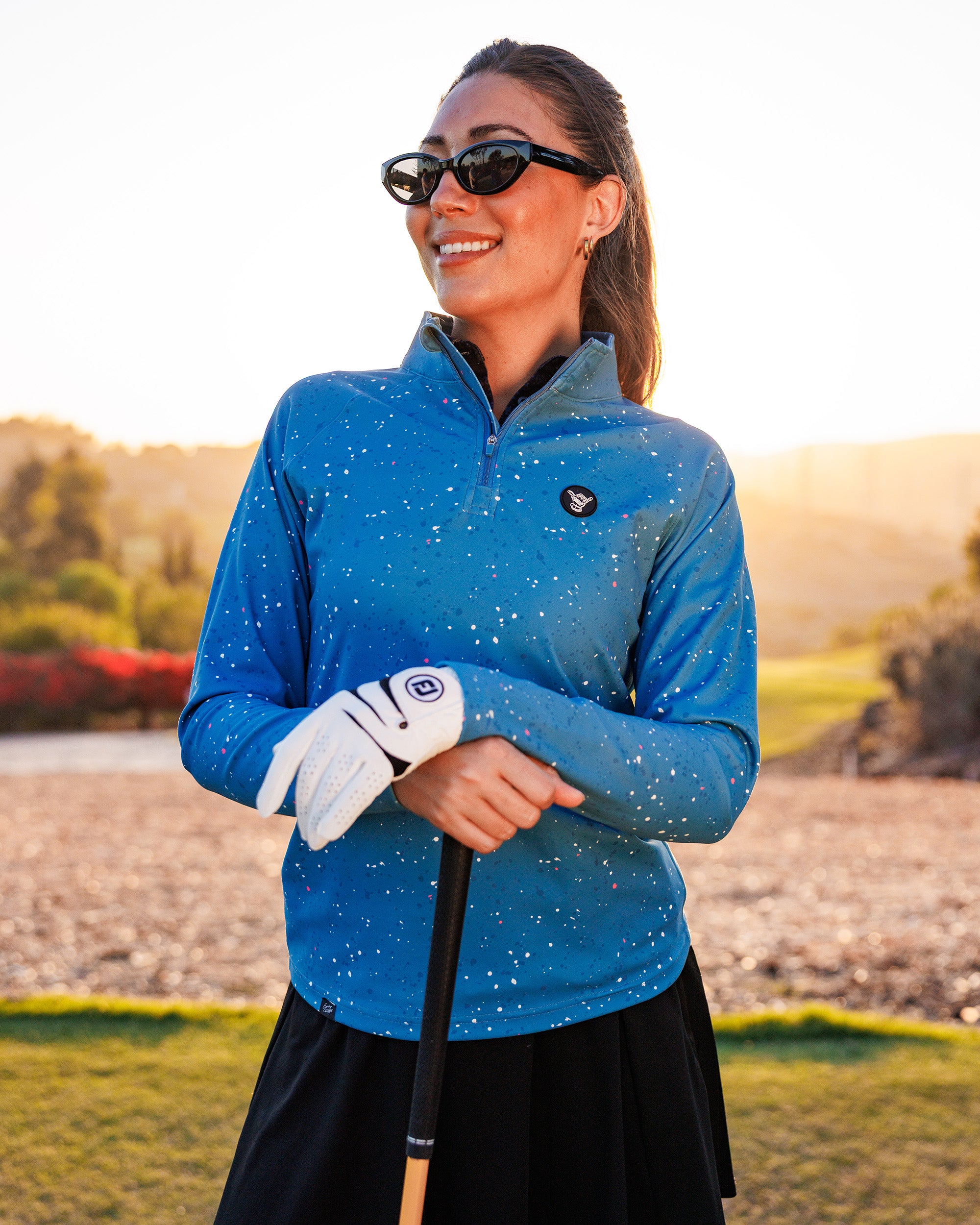 Women's Performance Q-Zip - Asteroid