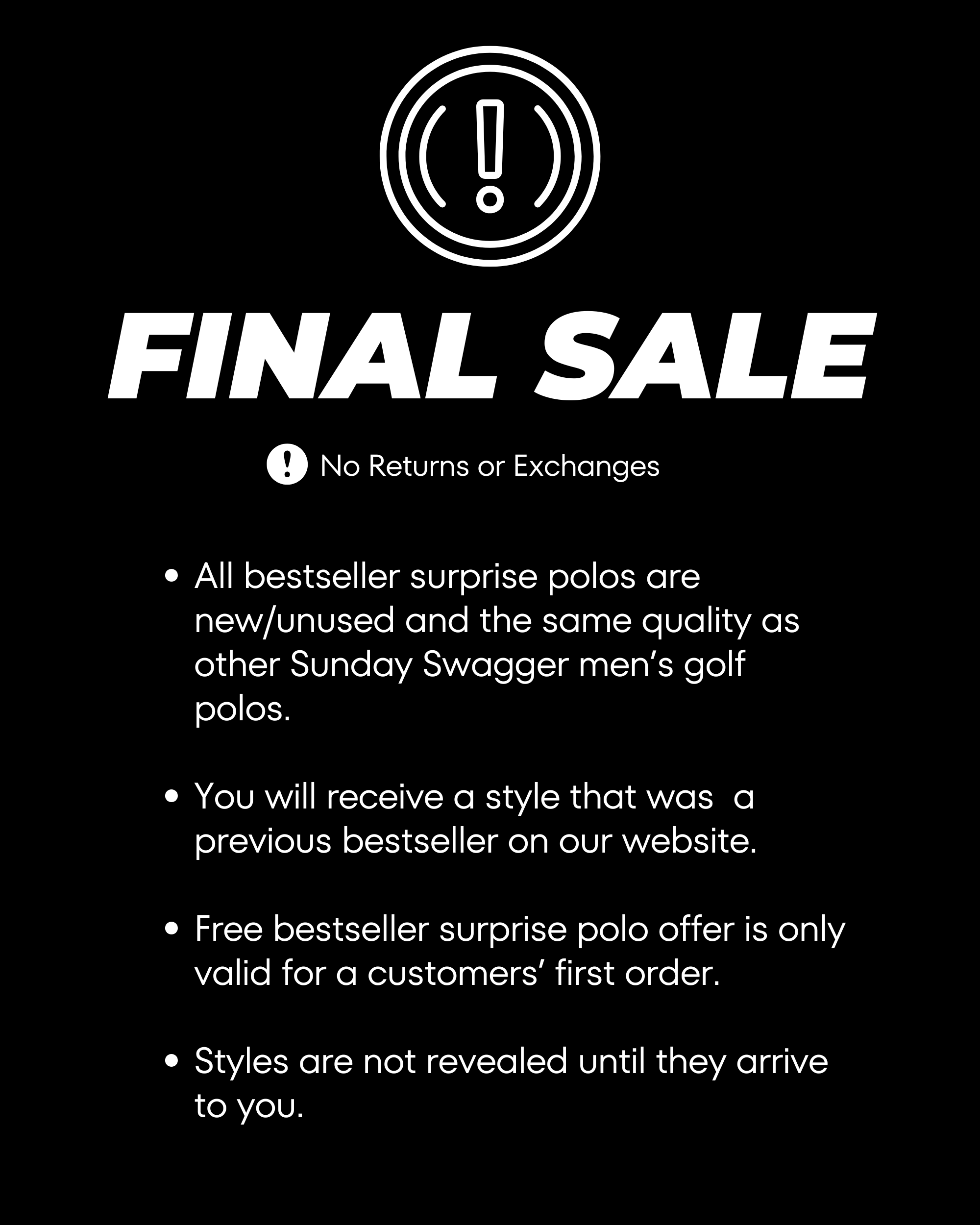Bestseller Surprise Polo (Discount Applied at Checkout)