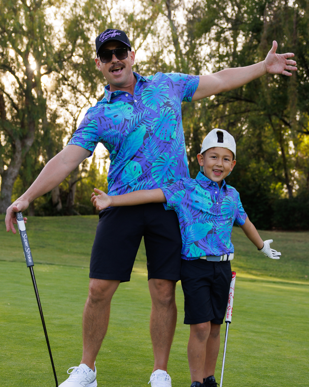 Fresh Fronds - Father & Son Polo Bundle